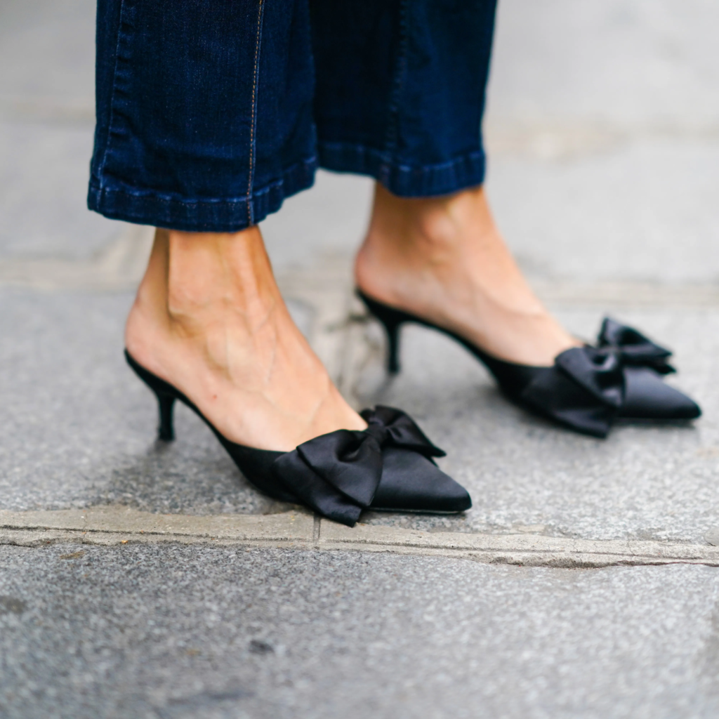 heels and jeans