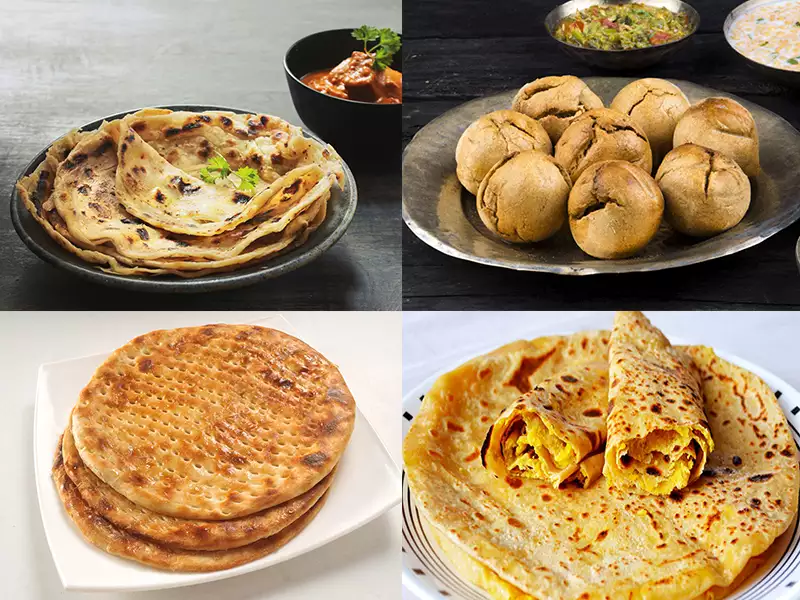 types of indian bread